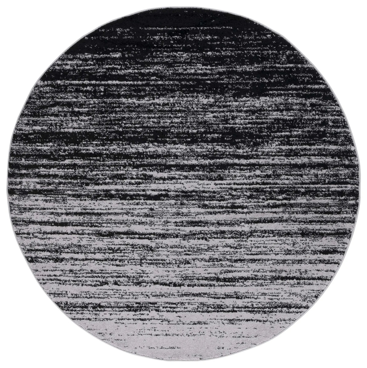 Safavieh Adirondack 6'-0" x 6'-0" Rug in Silver / Black