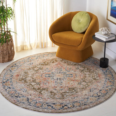 Safavieh Silverado 6'-4" x 6'-4" Rug in Sage / Blue