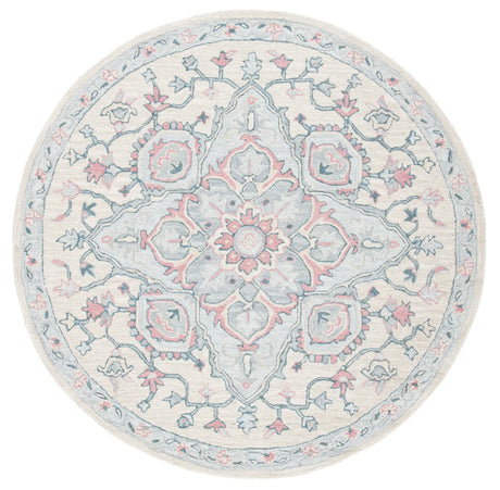 Safavieh Heritage 6'-0" x 6'-0" Rug in Beige / Blue