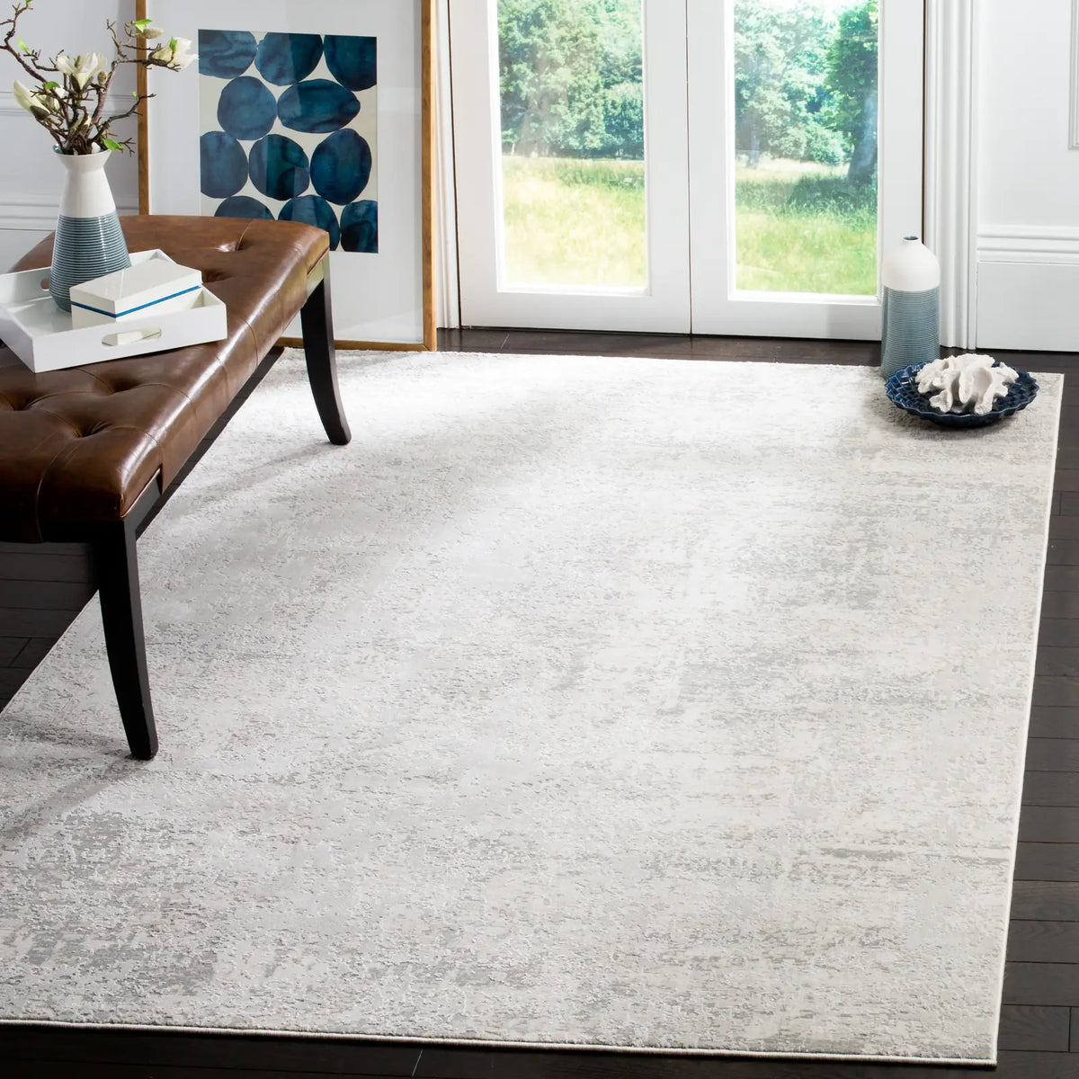 Safavieh Princeton 5'-3" x 7'-6" Rug in Beige / Grey