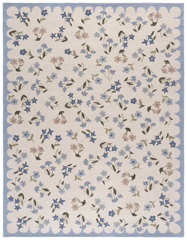 Safavieh Martha Stewart 8'-0" x 10'-0" Rug in Ivory / Light Blue