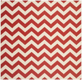 Safavieh Courtyard 7'-10" x 7'-10" Rug in Red