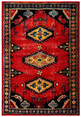 Safavieh Vintage Hamadan 4'-0" x 6'-0" Rug in Red / Black