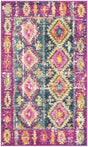 Safavieh Madison 3'-0" x 5'-0" Rug in Fuchsia / Blue