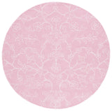 Safavieh Fifth Avenue 7'-0" x 7'-0" Rug in Pink / Ivory