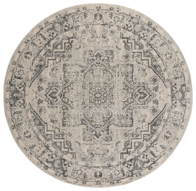 Safavieh Madison 6'-7" x 6'-7" Rug in Ivory / Grey