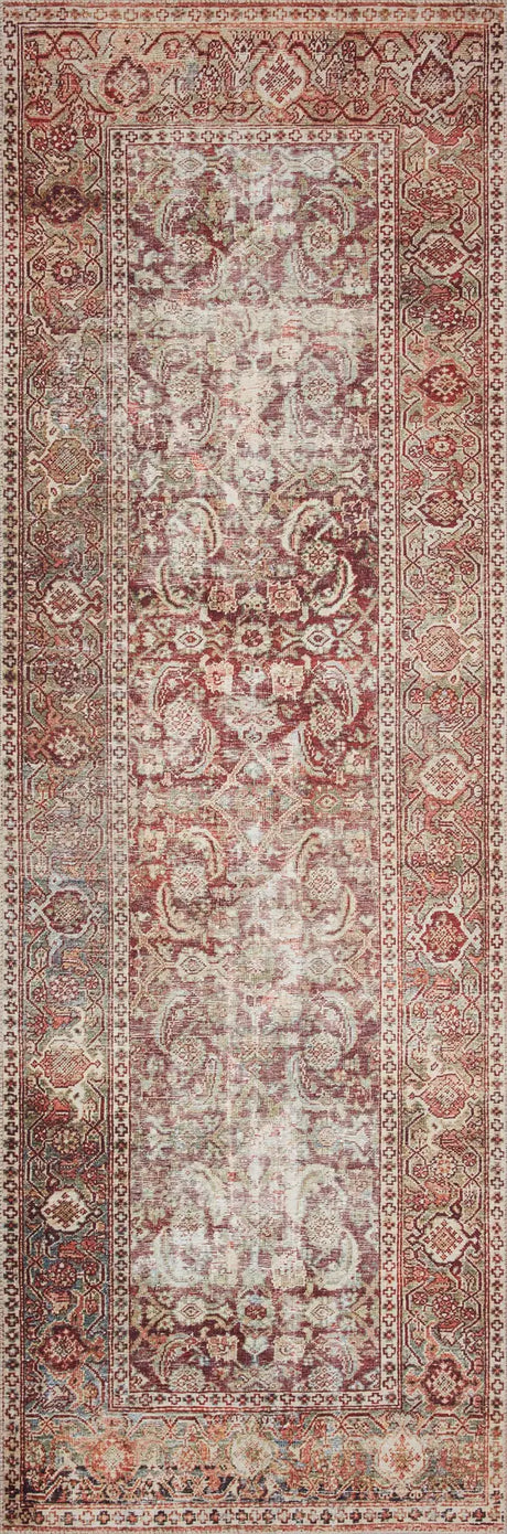 Loloi Layla Lay-11 Cinnamon/Sage Rugs - runner flat