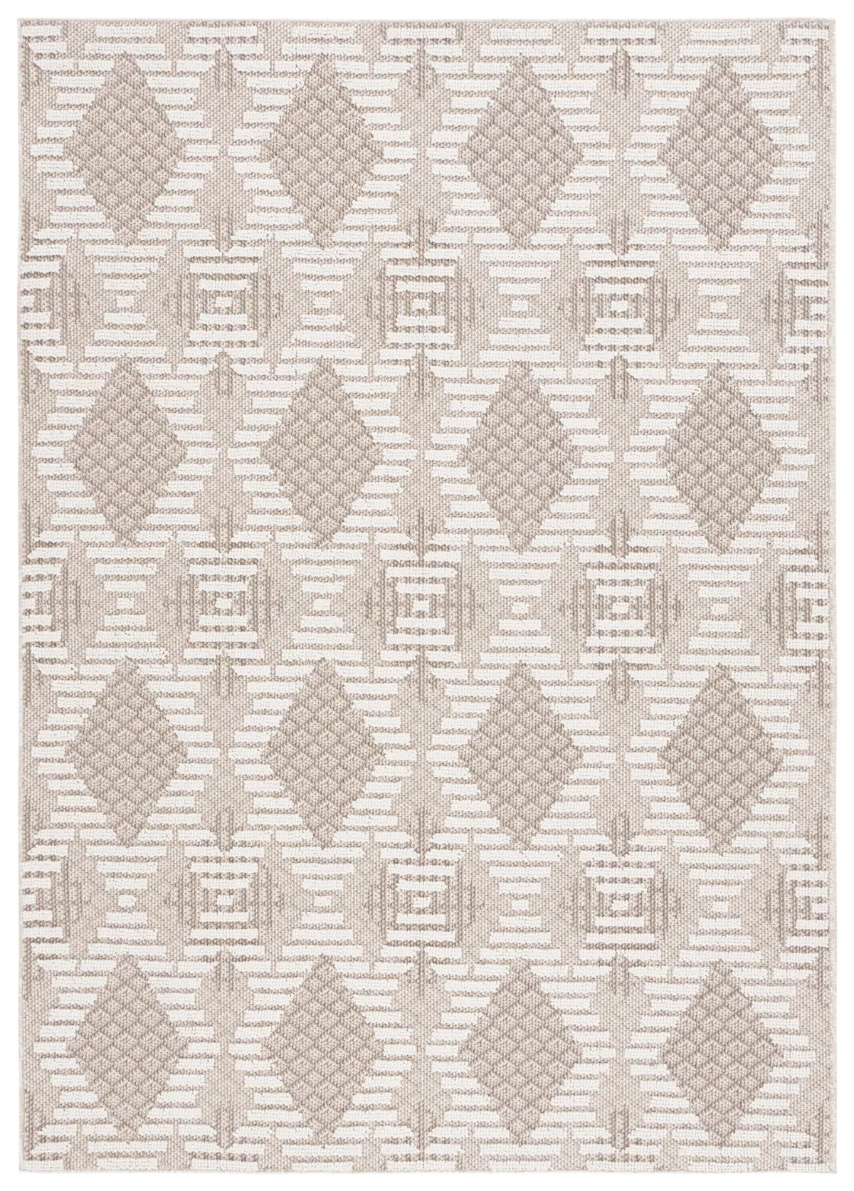 Safavieh Global 4'-0" x 6'-0" Rug in Beige / Ivory