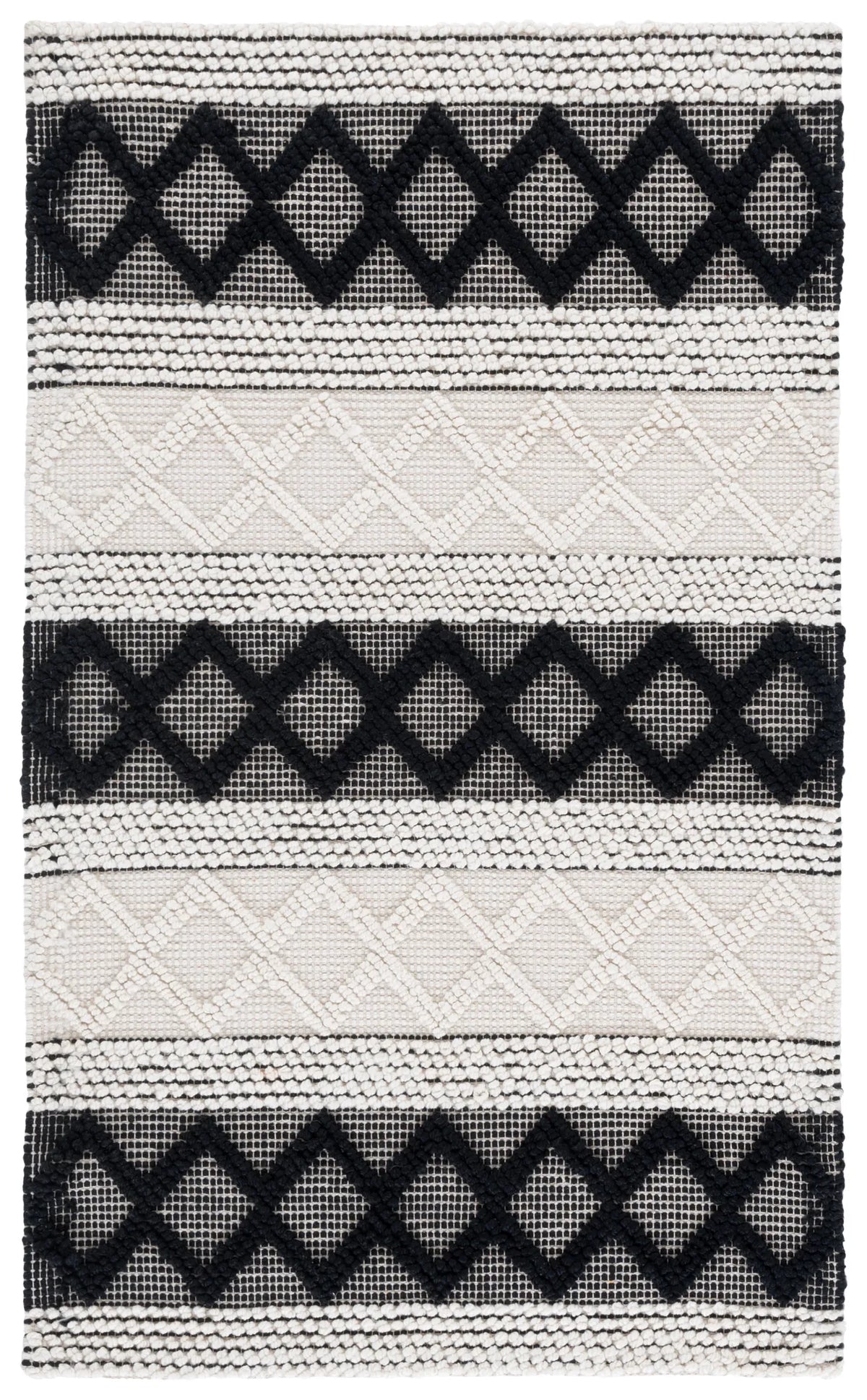 Safavieh Natura 3'-0" x 5'-0" Rug in Ivory / Black