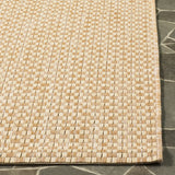 Safavieh Courtyard 4'-0" x 5'-7" Rug in Natural / Cream