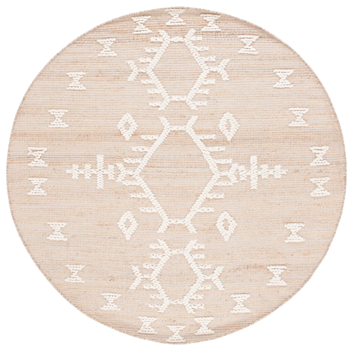 Safavieh Natural Fiber 6'-0" x 6'-0" Rug in Natural / Ivory