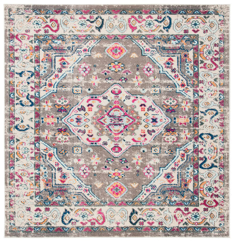 Safavieh Madison 6'-7" x 6'-7" Rug in Taupe / Ivory