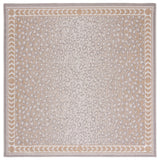 Safavieh Courtyard 6'-7" x 6'-7" Rug in Beige / Gold