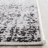 Safavieh Adirondack 2'-6" x 10'-0" Rug in Silver / Black
