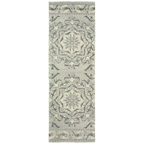 Oriental Weavers Sphinx Craft 93001 Ash / Ivory Rugs - runner