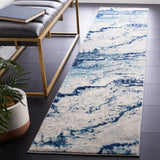 Safavieh Tulum 2'-0" x 9'-0" Rug in Ivory / Blue