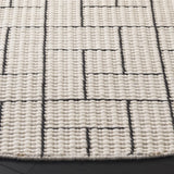 Safavieh Natura 6'-0" x 6'-0" Rug in Ivory / Black