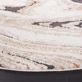 Safavieh Cyrus Shag 6'-7" x 6'-7" Rug in Beige / Rust
