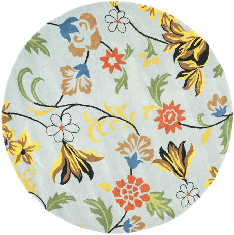 Safavieh Soho 6'-0" x 6'-0" Rug in Blue / Multi