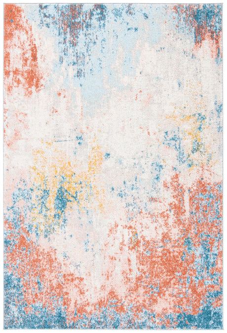 Safavieh Tulum 4'-0" x 6'-0" Rug in Ivory / Pink