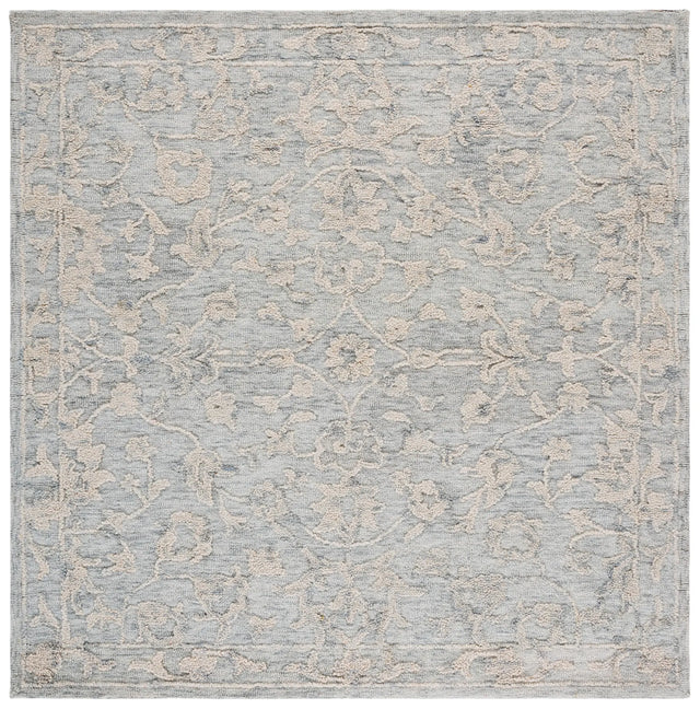 Safavieh Marquee 6'-0" x 6'-0" Rug in Grey / Ivory
