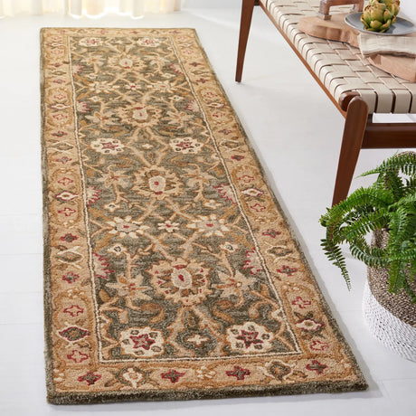 Safavieh Anatolia 2'-3" x 10'-0" Rug in Brown / Ivory
