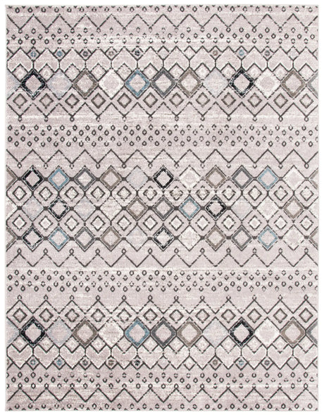 Safavieh Amsterdam 10'-0" x 14'-0" Rug in Light Grey / Brown