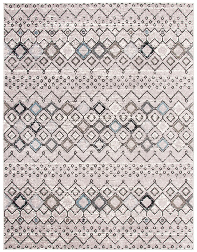 Safavieh Amsterdam 10'-0" x 14'-0" Rug in Light Grey / Brown