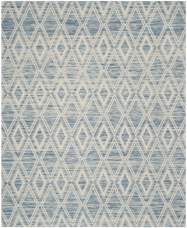 Safavieh Marbella 10'-0" x 14'-0" Rug in Dark Blue / Ivory