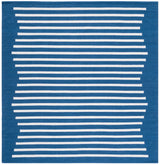 Safavieh Montauk 6'-0" x 6'-0" Rug in Navy / Ivory