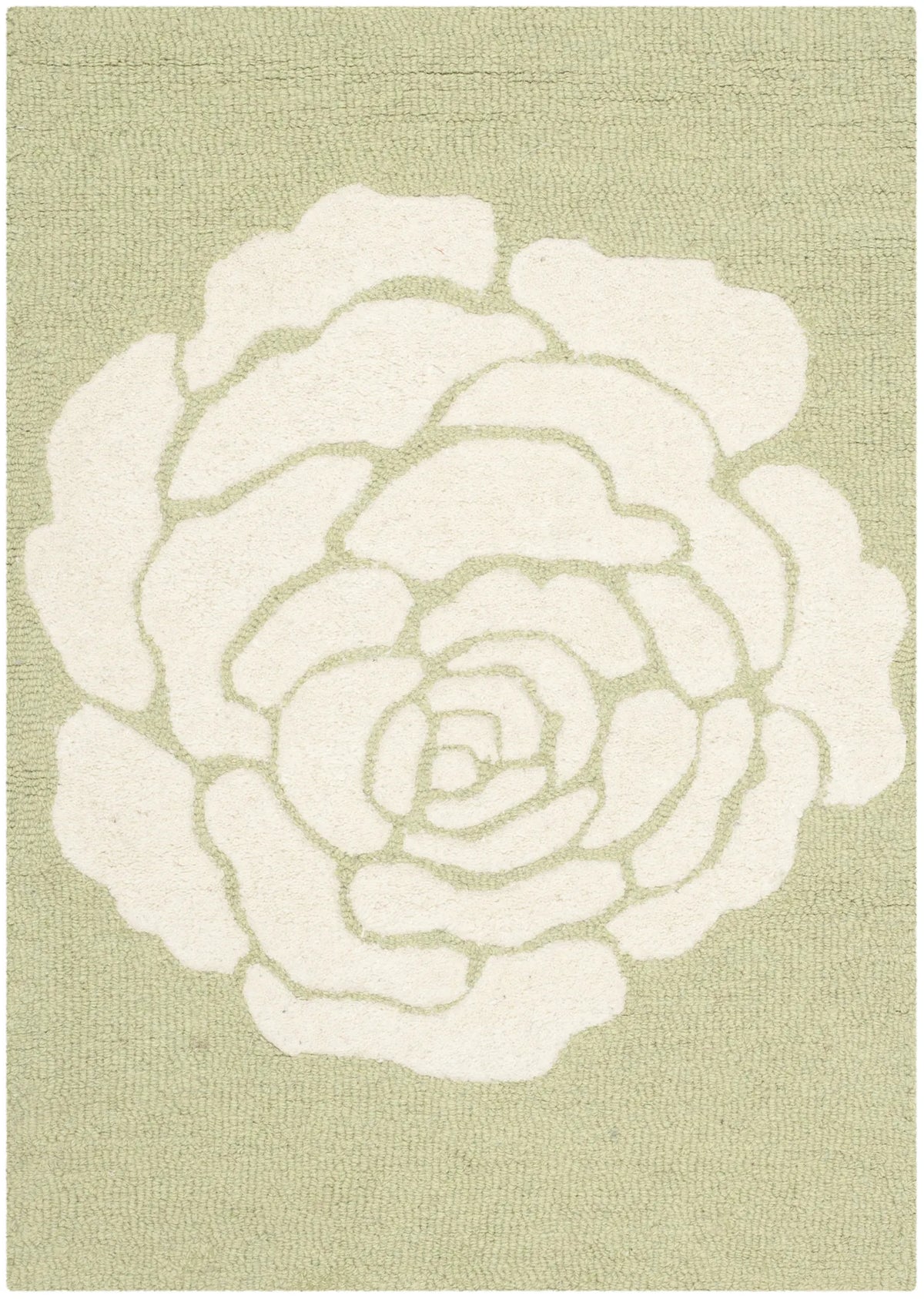Safavieh Cambridge 2'-0" x 3'-0" Rug in Lime / Ivory