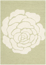 Safavieh Cambridge 2'-0" x 3'-0" Rug in Lime / Ivory