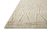 Loloi Kenzie Knz-01 Ivory/Sand Rugs - rug corner