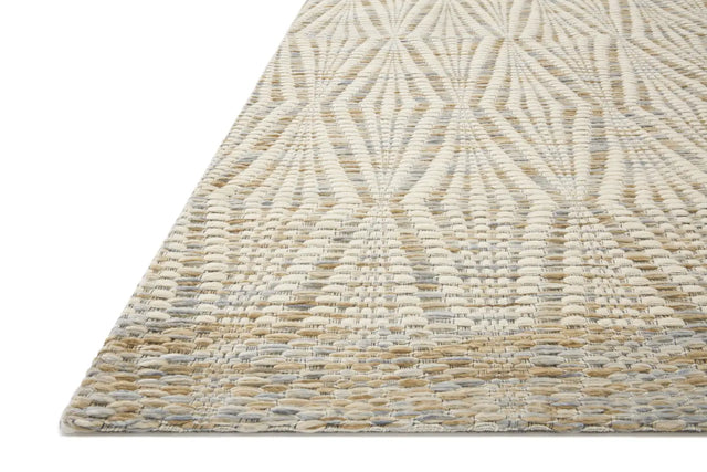 Loloi Kenzie Knz-01 Ivory/Sand Rugs - rug corner