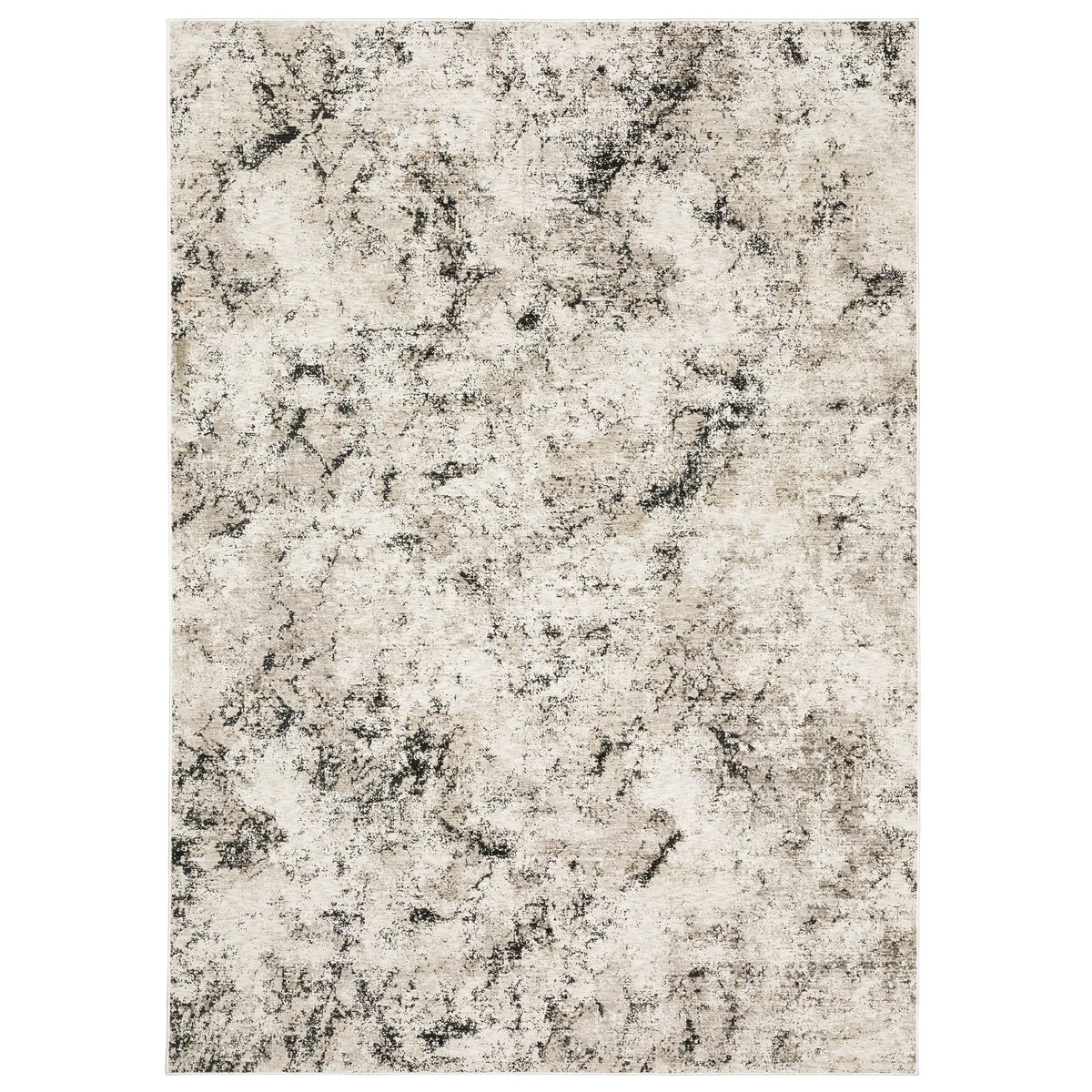 Oriental Weavers Sphinx Nebulous 561E9 Ivory/ Grey Rugs - main flat