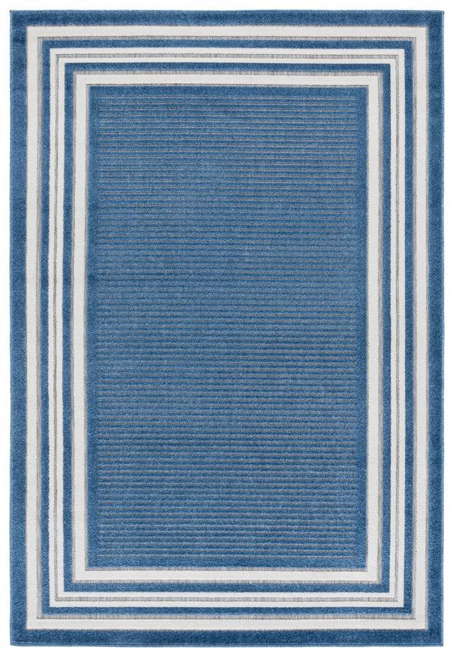 Safavieh Cabana 4'-5" x 6'-5" Rug in Light Blue / Ivory