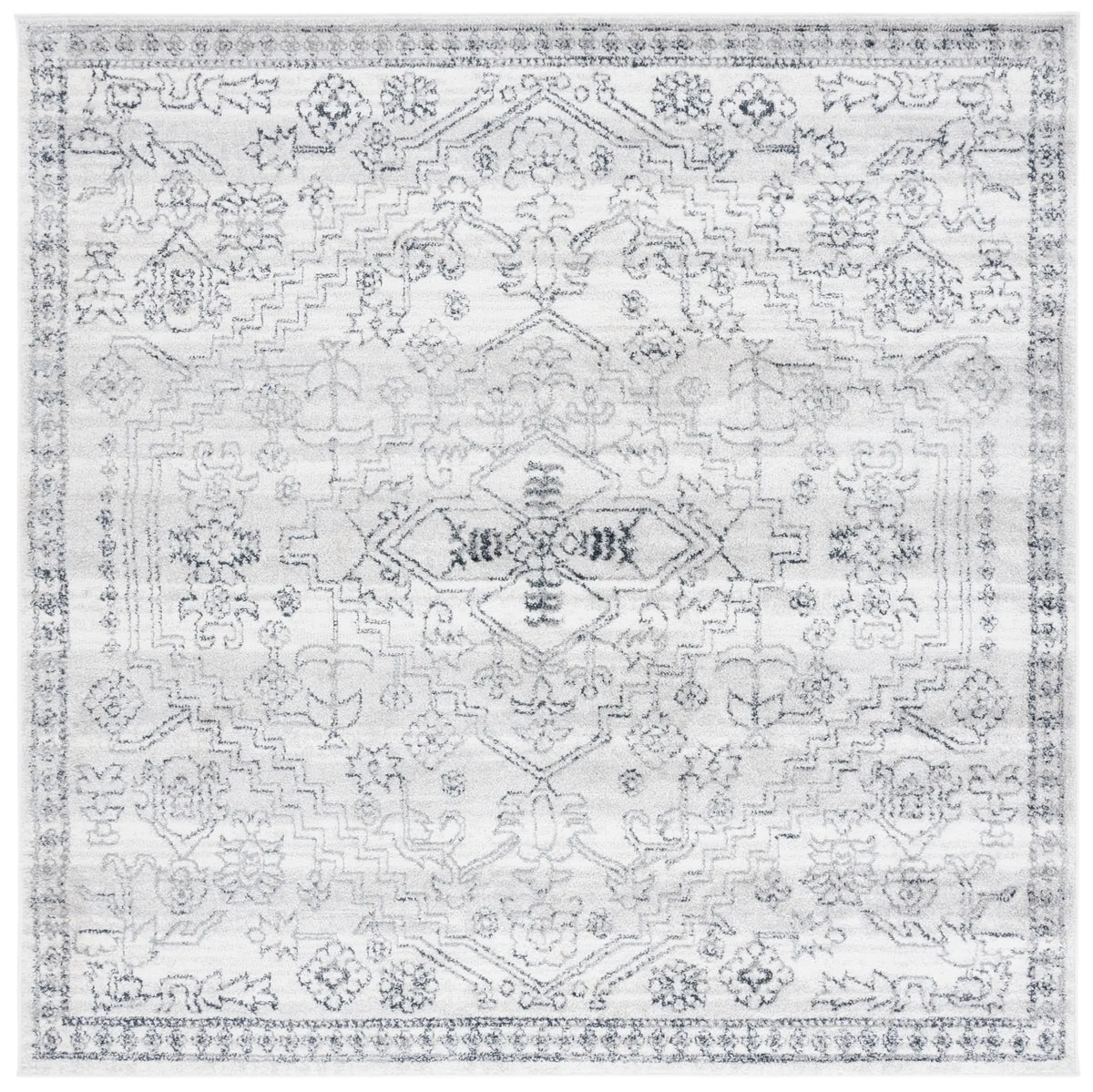 Safavieh Layla 6'-7" x 6'-7" Rug in Ivory Grey / Blue