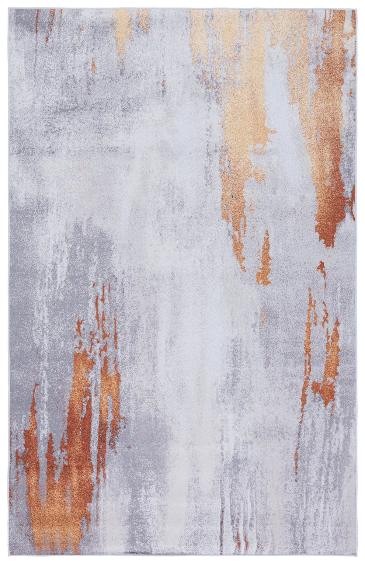 Safavieh Tacoma 4'-0" x 6'-0" Rug in Grey / Rust