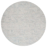 Safavieh Ikat 6'-0" x 6'-0" Rug in Teal / Grey