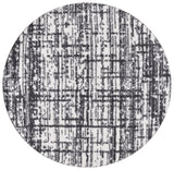 Safavieh Rumi Shag 6'-7" x 6'-7" Rug in Charcoal / Ivory