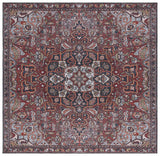 Safavieh Tucson 6'-0" x 6'-0" Rug in Red / Blue