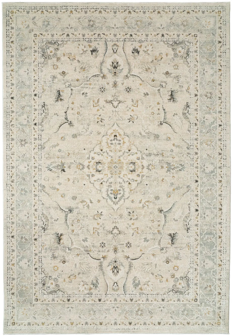 Dynamic Rugs Annalise 7605 Cream/Blue Rug - Rectangular