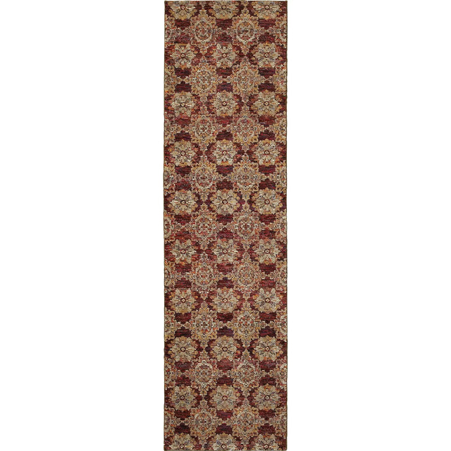 Oriental Weavers Sphinx Andorra 6883A Red/Gold Rugs - runner
