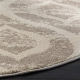 Safavieh Amsterdam 5'-1" x 5'-1" Rug in Ivory / Mauve