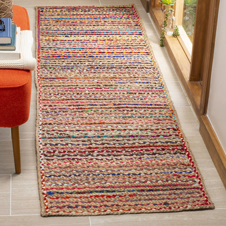 Safavieh Cape Cod 2'-3" x 10'-0" Rug in Natural / Multi