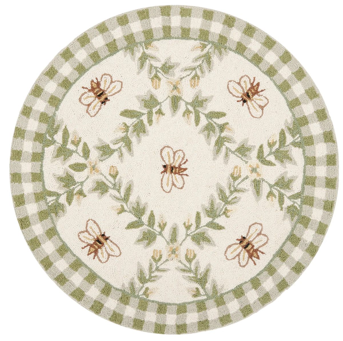 Safavieh Chelsea 3'-0" x 3'-0" Rug in Ivory / Green
