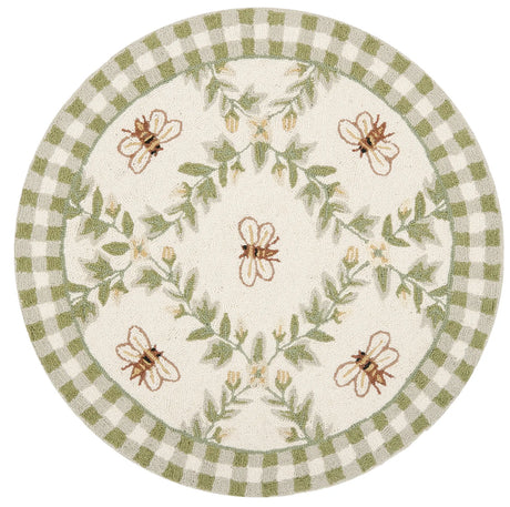 Safavieh Chelsea 3'-0" x 3'-0" Rug in Ivory / Green