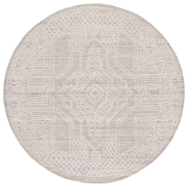 Safavieh Ebony 6'-0" x 6'-0" Rug in Beige / Ivory