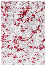 Safavieh Skyler 4'-0" x 6'-0" Rug in Grey / Red