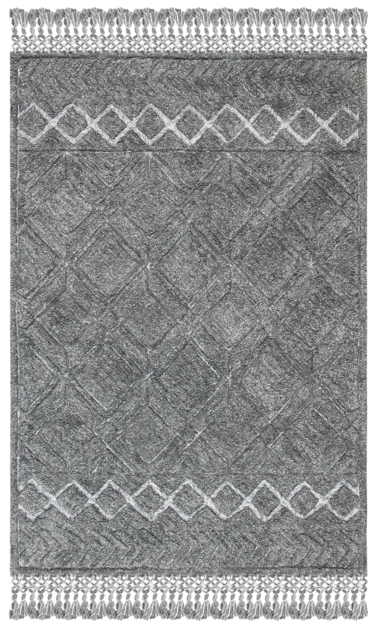 Safavieh Casablanca 4'-0" x 6'-0" Rug in Charcoal